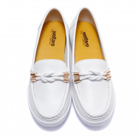Мокасіни жіночі Welfare 520525111/WHITE/36