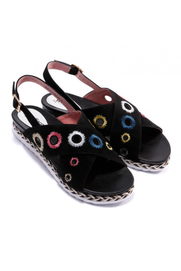 Босоножки женские Welfare 480576141/BLK/36