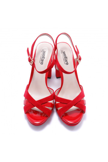 Босоножки женские Welfare 600016141/RED/36