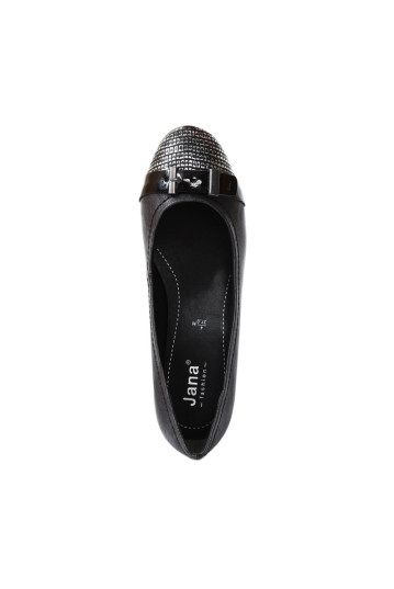 Балетки женские Jana 8/8-22103/24 085 BLACK/METAL
