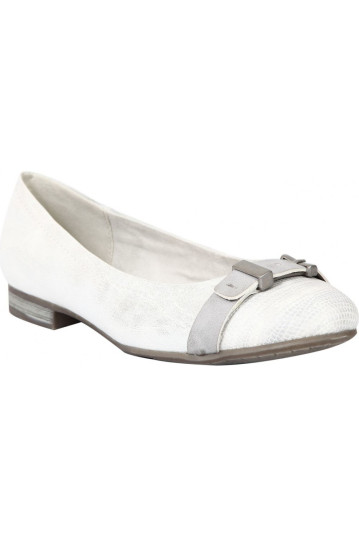Балетки жіночі Jana 8/8-22103/24 191 WHITE/SILVER