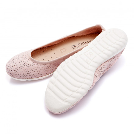 Балетки жіночі Caprice 9/9-22105/20 509 ROSE NUBUC