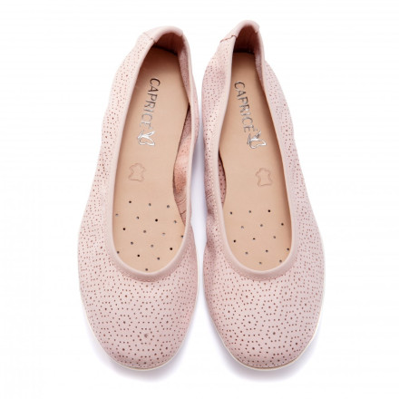 Балетки жіночі Caprice 9/9-22105/20 509 ROSE NUBUC