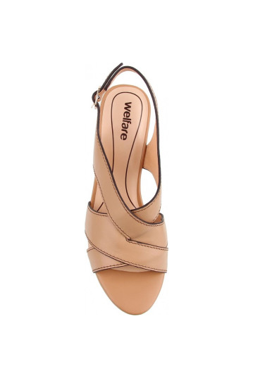Босоножки женские Welfare 520076111/BEIGE/32