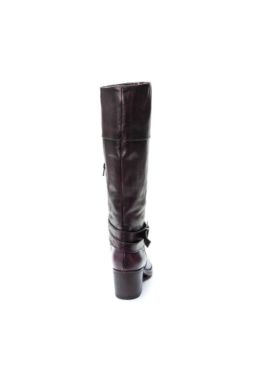 Сапоги женские YKX 068300 AUBERGINE