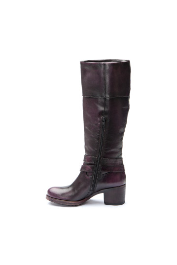 Сапоги женские YKX 068300 AUBERGINE