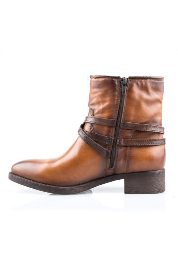 Ботинки женские YKX 593208 SADDLE/MOGANO