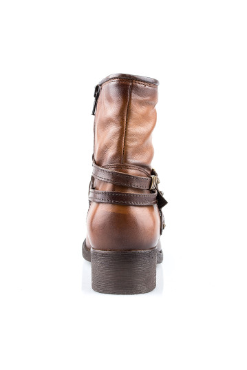 Ботинки женские YKX 593208 SADDLE/MOGANO
