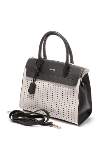Сумка женская Welfare L-2771 BLK (WHITE/BLK)