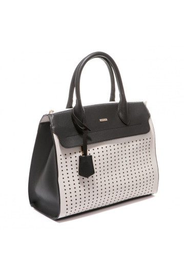Сумка женская Welfare L-2771 BLK (WHITE/BLK)