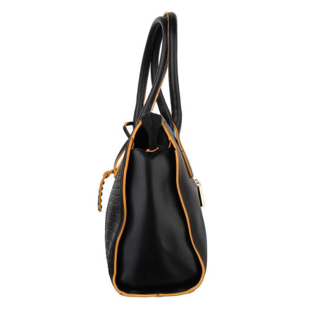 Жіноча сумка Welfare А6619 BLK/YEL/29