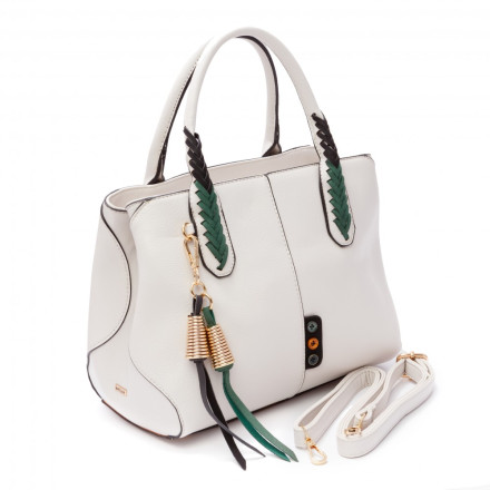 Жіноча сумка Welfare 9154-3 BEIGE (WHITE)