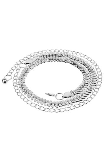 Ремінь жіночий Welfare Q6 SILVER