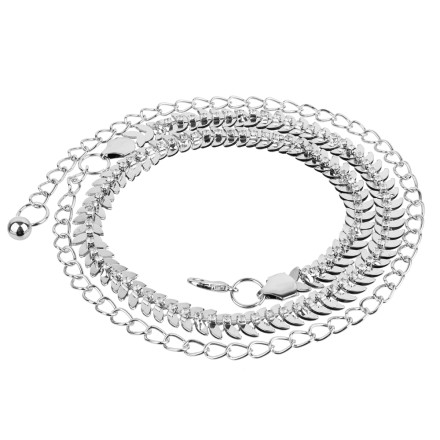 Ремінь жіночий Welfare Q6 SILVER