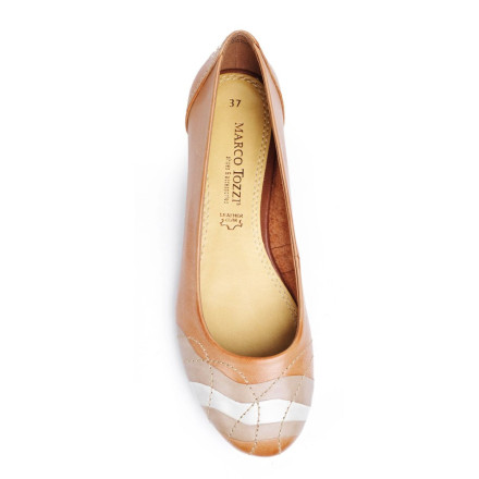 Балетки жіночі Marco Tozzi 2/2-22117/22 431 CAMEL ANT.COMB