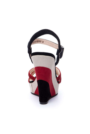 Босоніжки жіночі Welfare 1323761B-BLK/RED