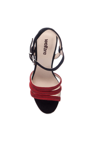 Босоніжки жіночі Welfare 1323761B-BLK/RED