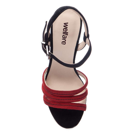 Босоніжки жіночі Welfare 1323761B-BLK/RED