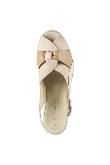 Босоножки женские Marco Tozzi 2/2-28900/22 374 BEIGE COMB