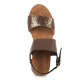 Босоножки женские Casual TCAJ ТЕМНО-КОРИЧНЕВИЙ/161
