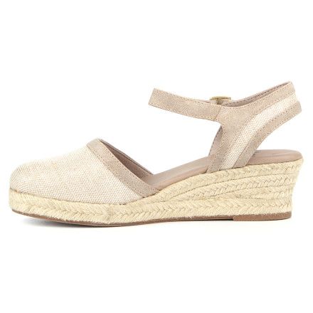 Босоніжки жіночі Jana 8/8-29501/26-395-BEIGE/SILVER