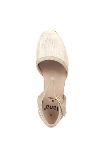 Босоніжки жіночі Jana 8/8-29501/26-395-BEIGE/SILVER