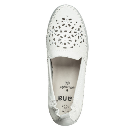 Мокасіни жіночі Jana 8/8-24615/20-190-OFFWHITE COMB/12