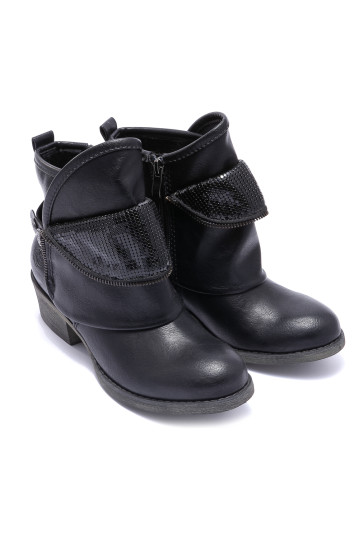 Черевики жіночі Marco Tozzi 2/2-25352/25 096 BLACK ANT.COMB