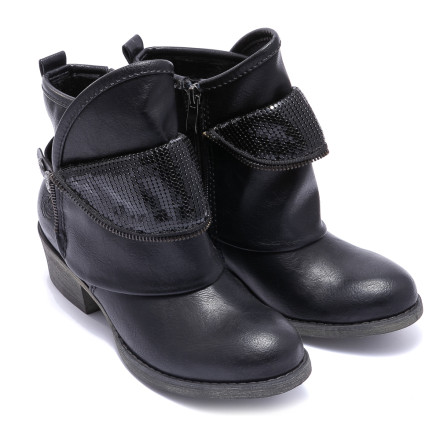 Черевики жіночі Marco Tozzi 2/2-25352/25 096 BLACK ANT.COMB