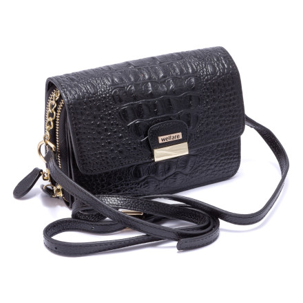 Жіноча сумка Welfare D82938 BLK (D82935 BLK)