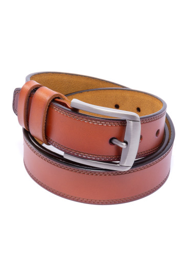 Ремінь чоловічий Welfare TC-01 BORDO (YELLOY)