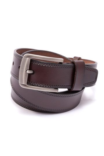 Ремінь чоловічий Welfare TC-01 BRN (COFFEE)