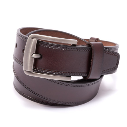 Ремінь чоловічий Welfare TC-01 BRN (COFFEE)