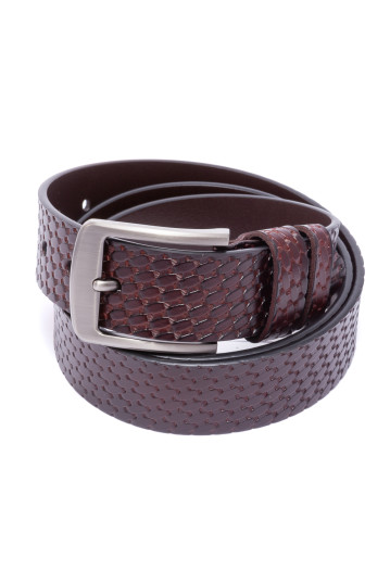 Ремінь чоловічий Welfare TC-02 BRN (COFFEE)