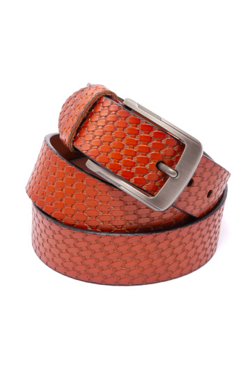 Ремінь чоловічий Welfare TC-02 L.BRN (YELLOY)