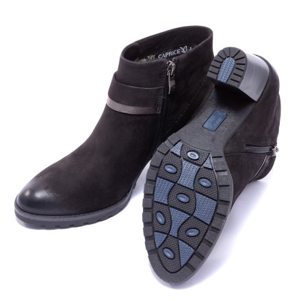 Черевики жіночі Caprice 9/9-25426/21 009 BLK NUBUC COMB