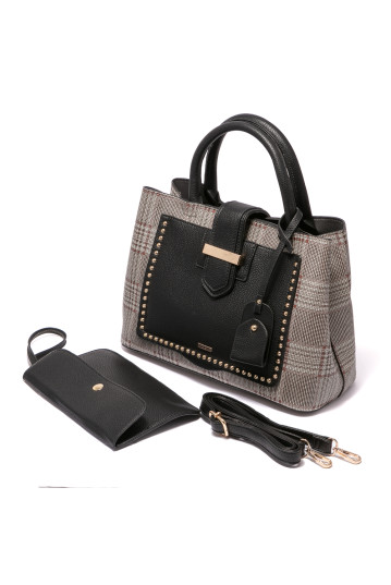 Сумка женская Welfare F-02 GREY (BLK)