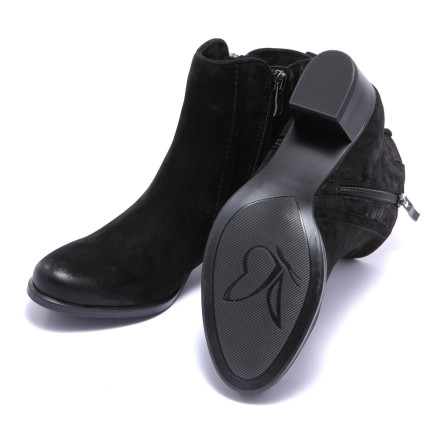 Черевики жіночі Caprice 9/9-25330/21 009 BLK NUBUC COMB