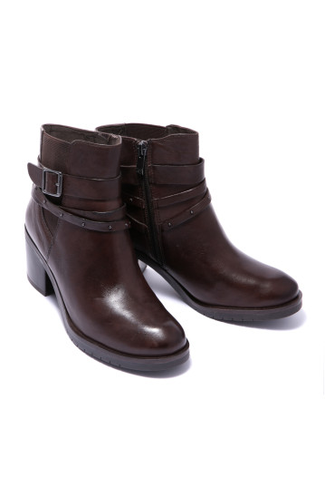 Черевики жіночі Caprice 9/9-25333/21 337 DK BROWN NAPPA