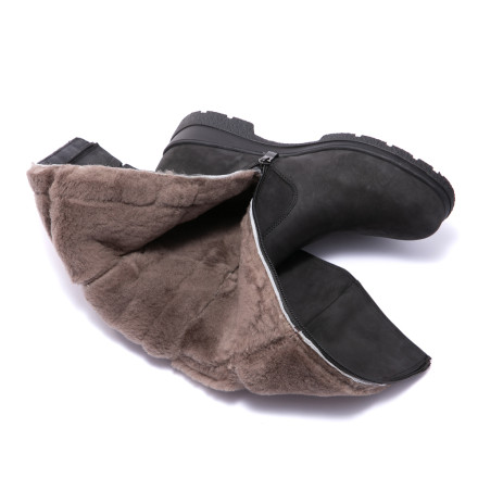 Чоботи жіночі Caprice 9/9-26650/21 008 BLACK NUBUC