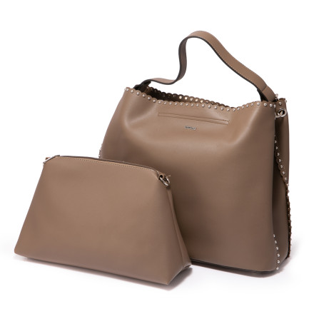 Жіноча сумка Welfare 3355 KHAKI (Walnut Brown)