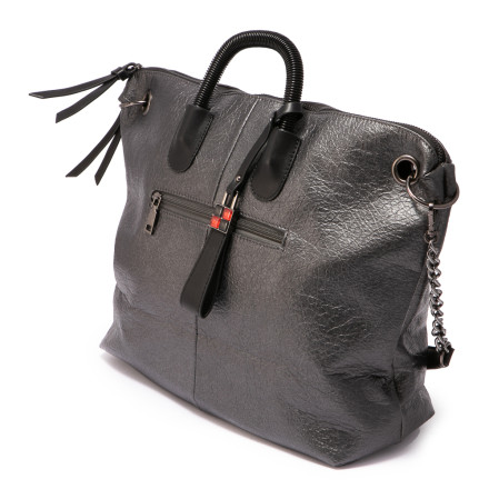 Жіноча сумка Welfare 6633 BLK (Silver Gray)