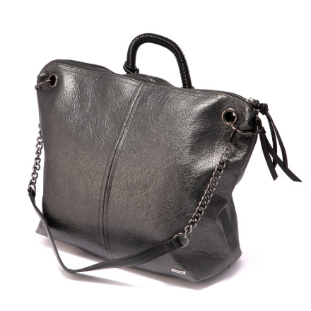 Жіноча сумка Welfare 6633 BLK (Silver Gray)