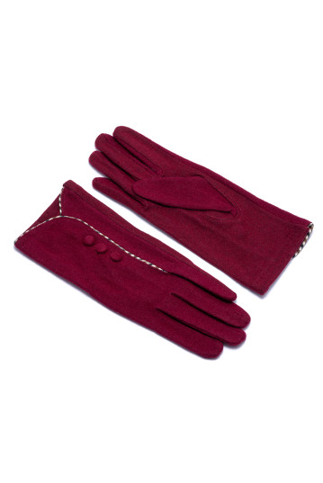 Рукавички жіночі Welfare 21172 burgundy