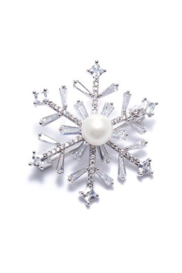 Брошка жіноча Welfare XTH-1282A silver