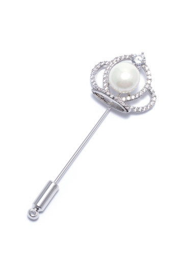 Брошка жіноча Welfare LN1346B silver