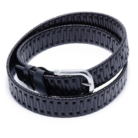 Чоловічий ремінь Welfare KS-08 BLK