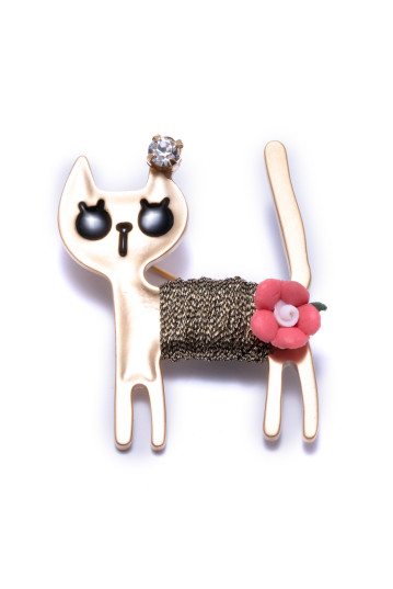 Брошка жіноча Welfare BB000631 gold