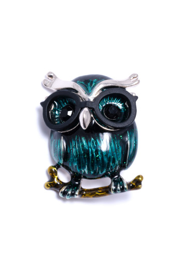 Брошка жіноча Welfare BF000571-H green