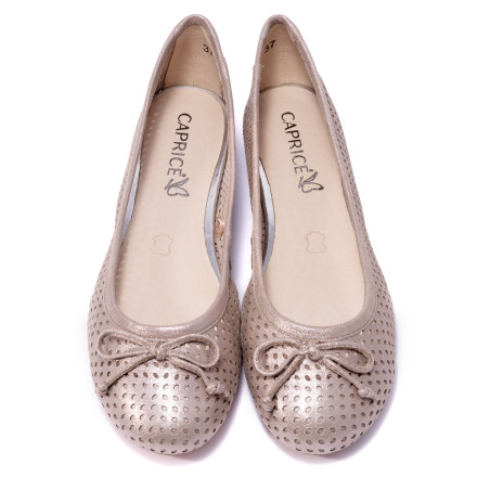 Балетки жіночі Caprice 9/9-22101/22 354 TAUPE SUE.MET.